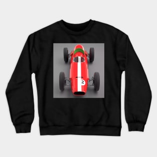 vintage red sports F1 sports car No.2 Crewneck Sweatshirt